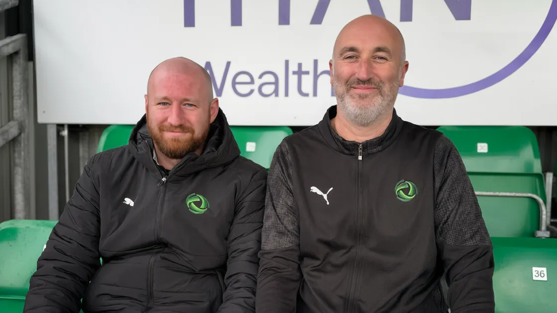 Tom Strawbridge and Brent Blondel, both well-known faces in island football, will be supported by Victoria Park as they look to gain experience in the UK