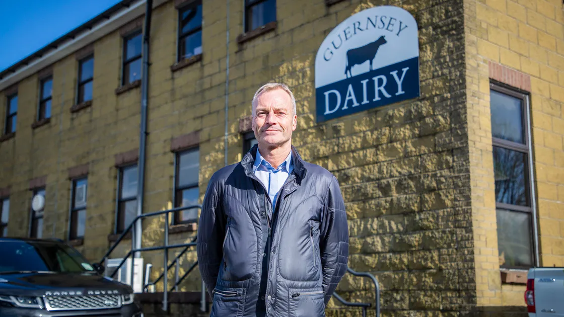 Andrew Tabel, General Manager of Guernsey Dairy. (Picture by Sophie Rabey, 28306551)
