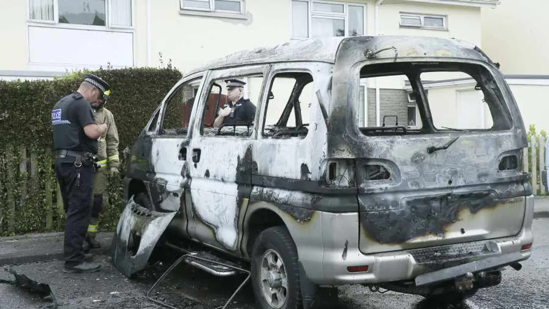 Four explosions as van catches fire in Les Genats