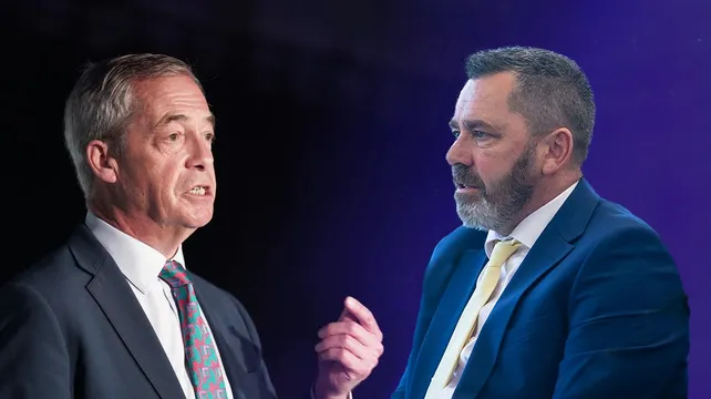‘Sort out your own borders’ Leadbeater tells Farage