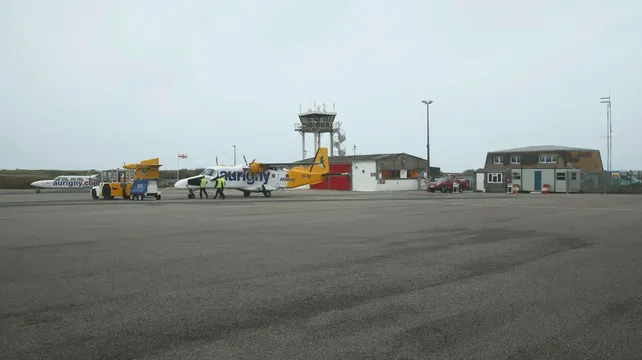 Alderney frustrated at lack  of response on runway plans