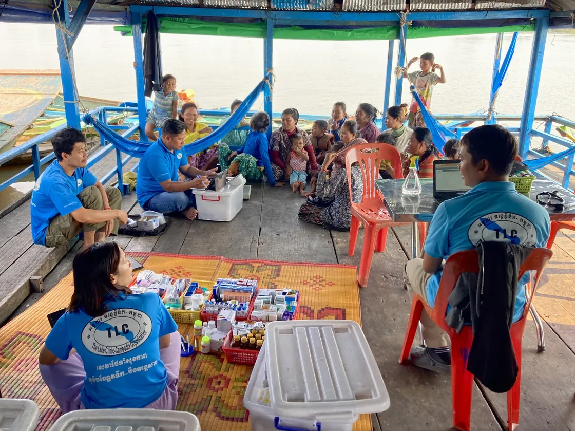 Dr Paluch spent a week afloat on the Tonle Sap Lake in the centre of Cambodia volunteering with The Lake Clinic who provide a primary care service to the isolated floating villages.
