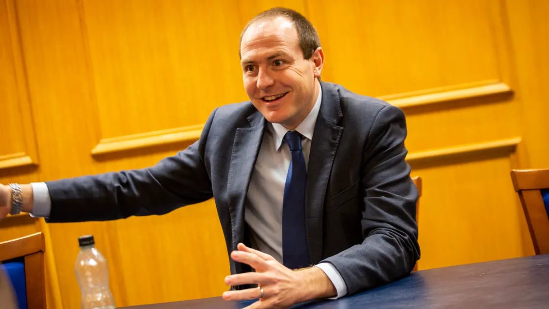 Locally born and educated, Sir Ian Chapman, the chief executive of the UK Atomic Energy Authority, and a Guernsey Electricity non-executive director, said his knighthood was a recognition of the achievements of the whole organisation. (Picture by Sophie Rabey, 31648888)