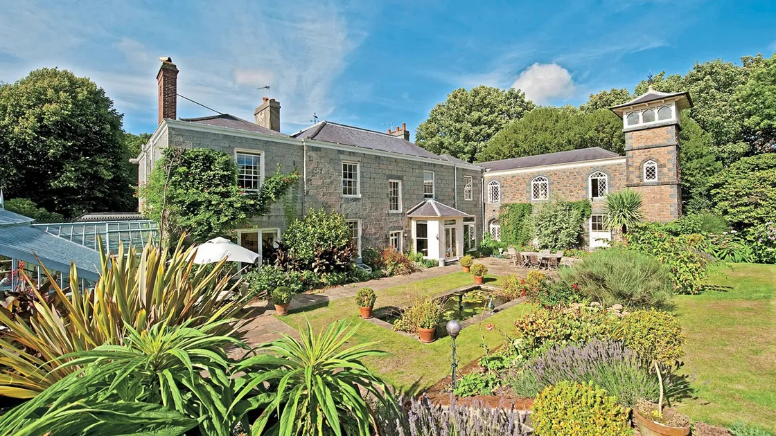 Le Vauquiedor Manor, which Oppenheim describes in his memoir as a ‘stiff Cromwellian-looking building with a certain austere dignity of its own’