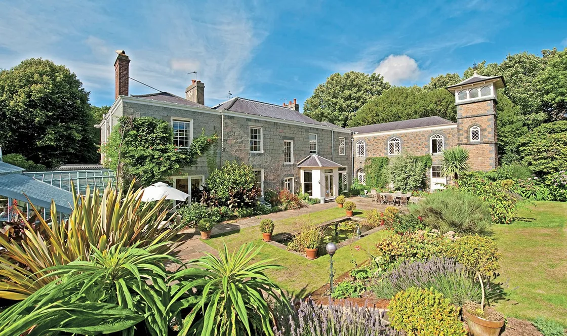Le Vauquiedor Manor, which Oppenheim describes in his memoir as a ‘stiff Cromwellian-looking building with a certain austere dignity of its own’