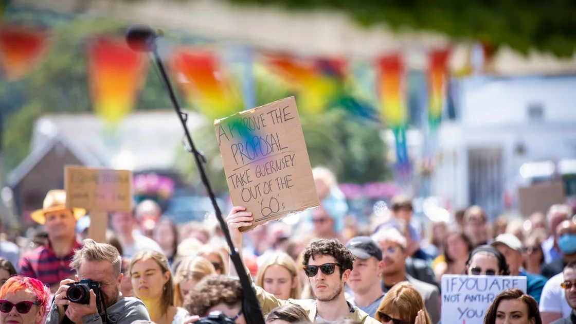 Young people attended last year's Black Lives Matter rally in droves, but many are uninspired by local politics. (Picture by Sophie Rabey, 29703901)