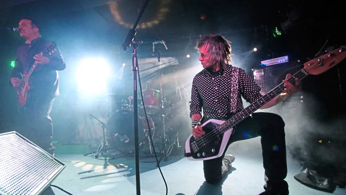 Colin, left, and Mark playing the Fermain Tavern in 2013 in support of Wilko Johnson