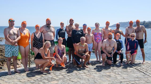 BWCI Open Castle Swim participants take the plunge