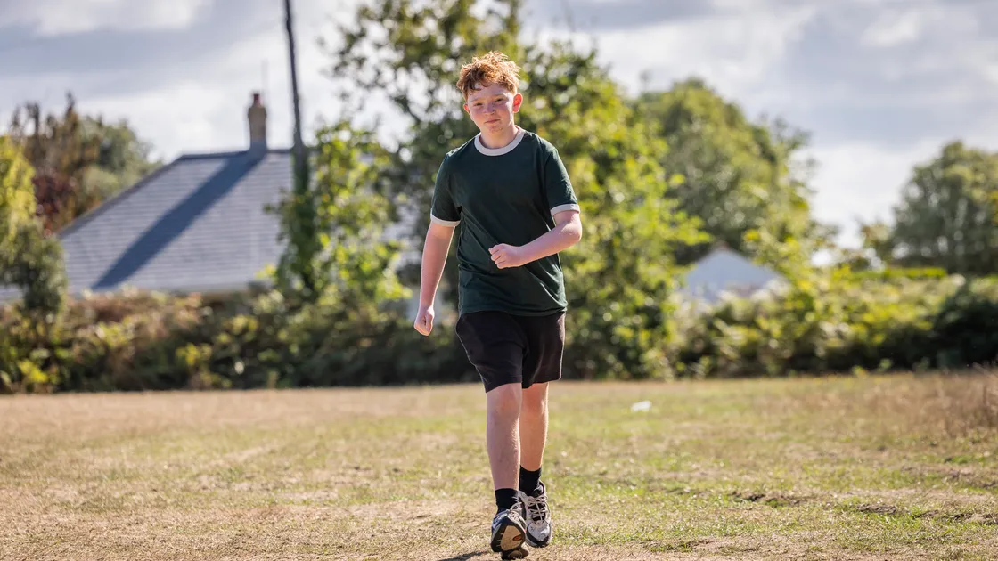 Rory Marquis has been doing a triathlon every day for 30 days in memory of his stepdad and to raise money for Les Bourgs Hospice.