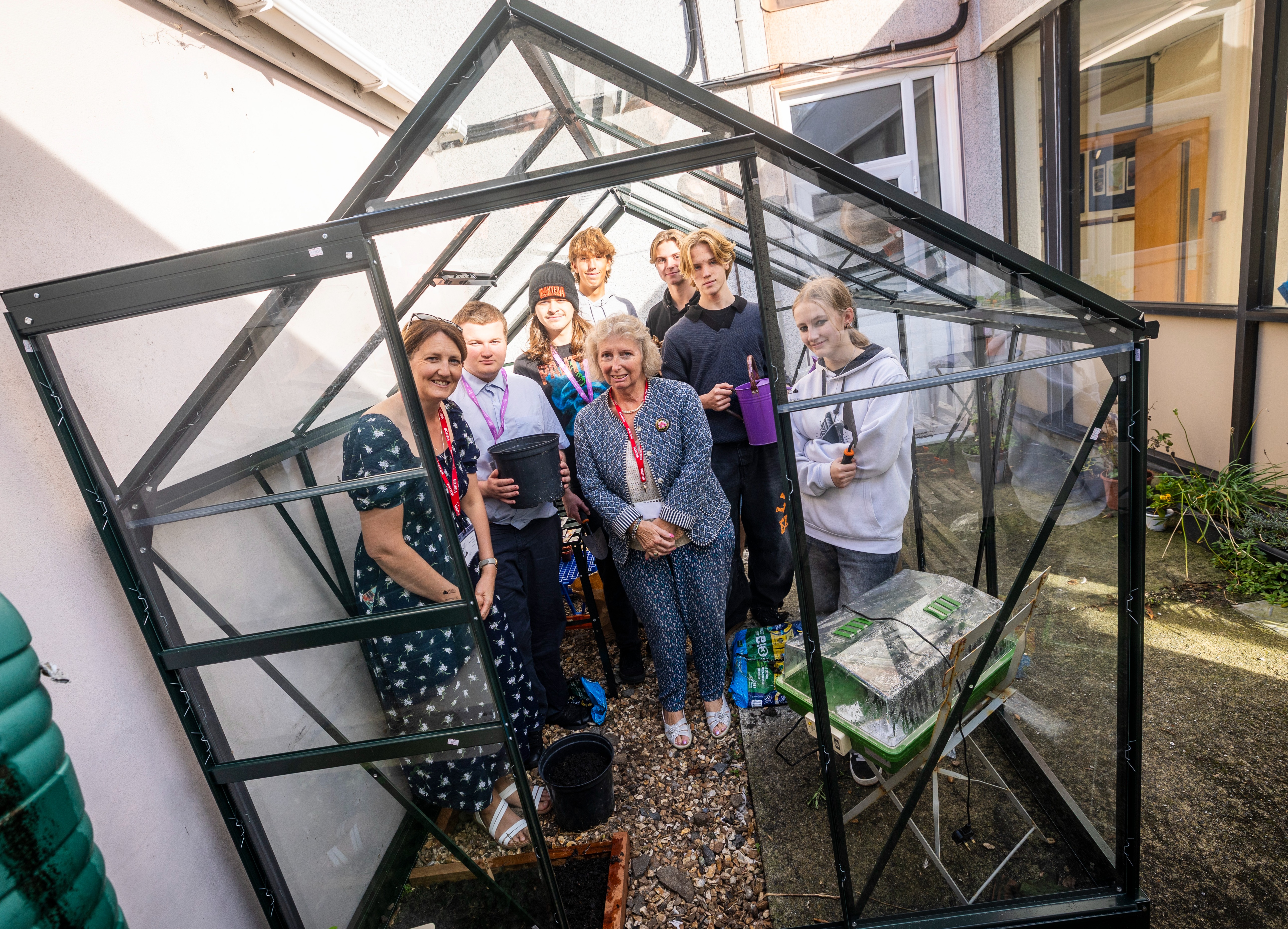 Sixth Form Centre receives funding for new greenhouse
