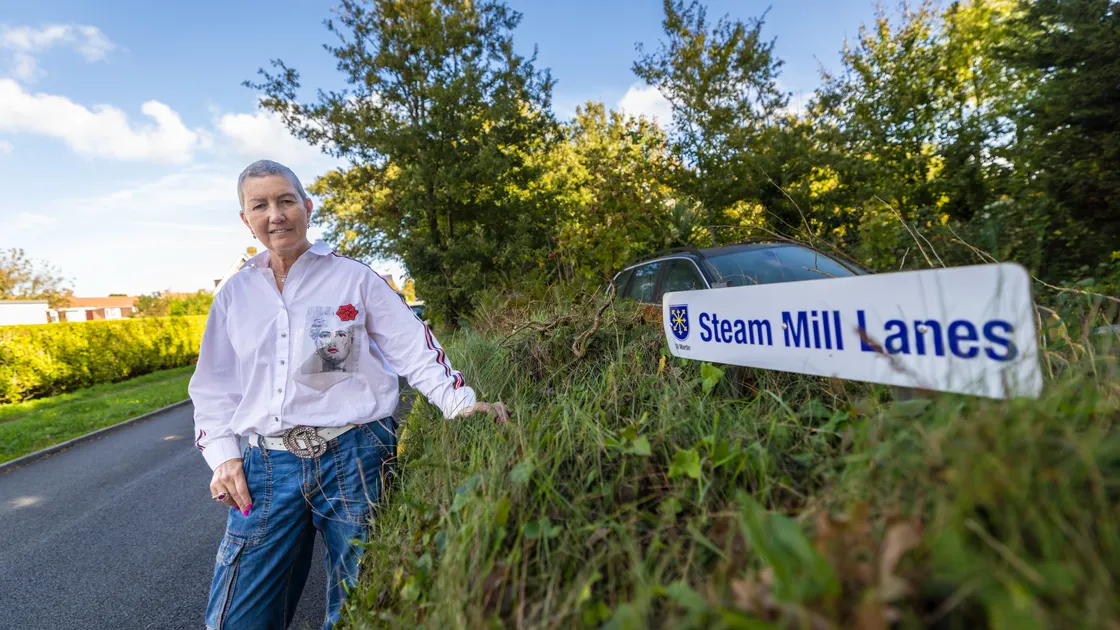 Jeweller Catherine Best is leading the Save Steam Mill Lanes campaign against proposals to designate nearby Regency Vinery for housing in a review of the Island Development Plan.