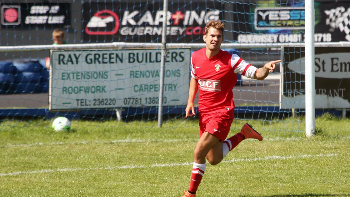 Eye for a goal: New skipper Joe Alvarez nets at The Track before heading off on his travels.(22284669)