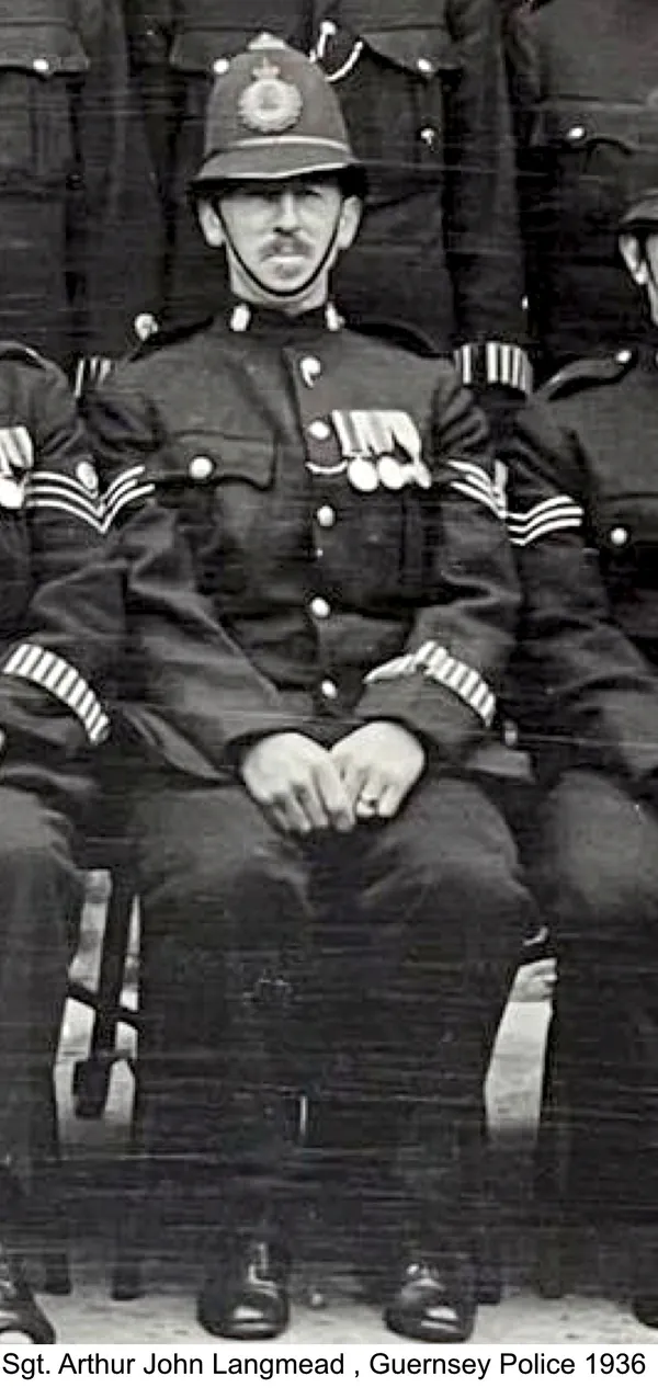 Inspector Arthur Langmead was tried and convicted by a Jersey court in absentia during the Second World War. (33731943)