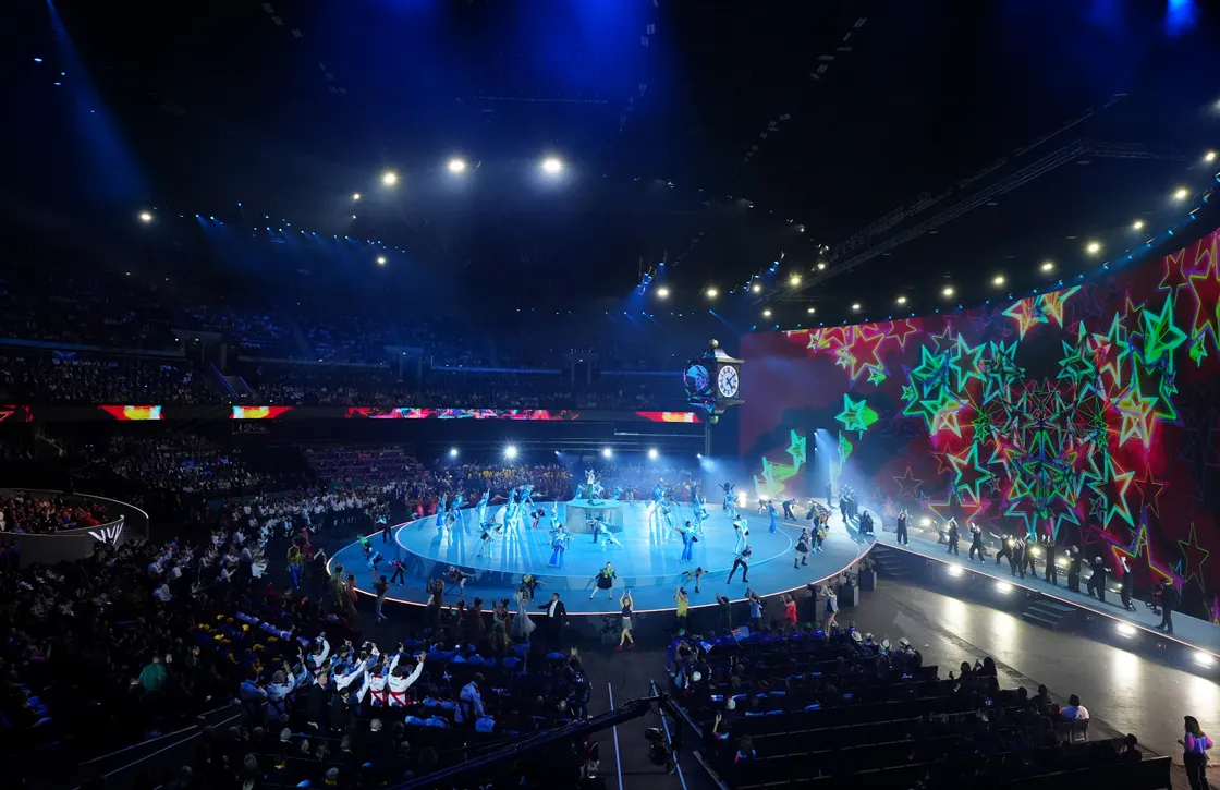 Last night’s opening ceremony was the first in Commonwealth history to be held in an indoor arena.