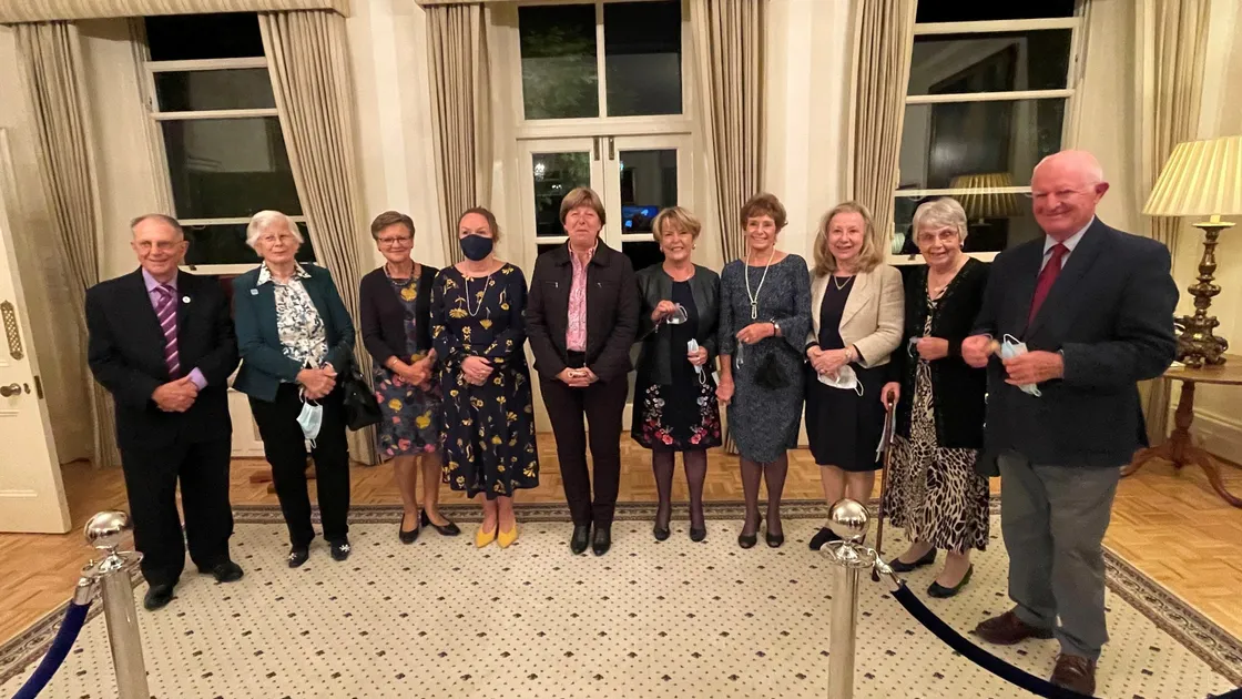 Some of the dedicated Guernsey Voluntary Service people who were recognised in an awards ceremony at government House. Lady Corder, the service’s patron, presented the awards. (30173025)