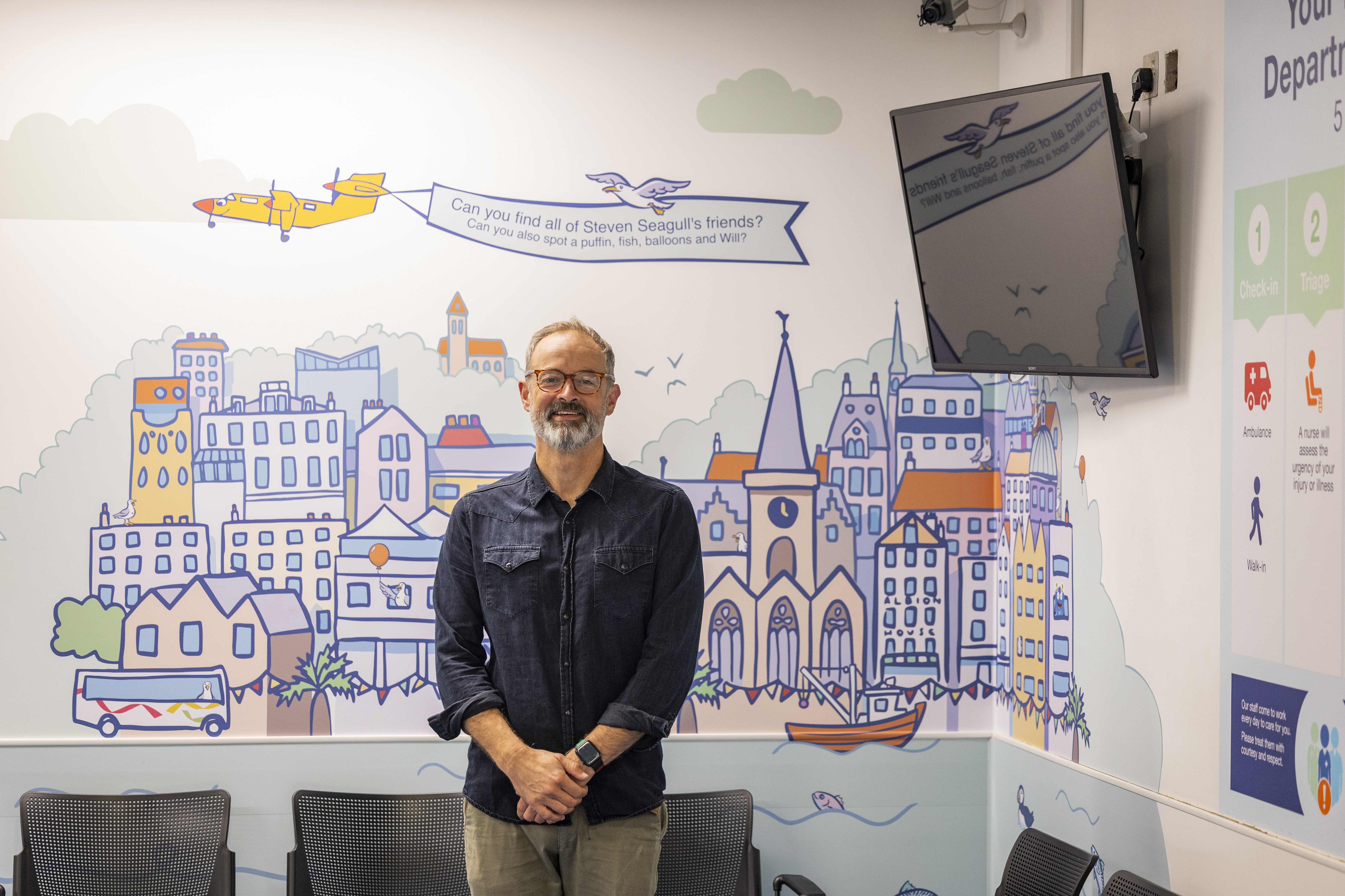 Creative, calming artwork for PEH’s Emergency Department