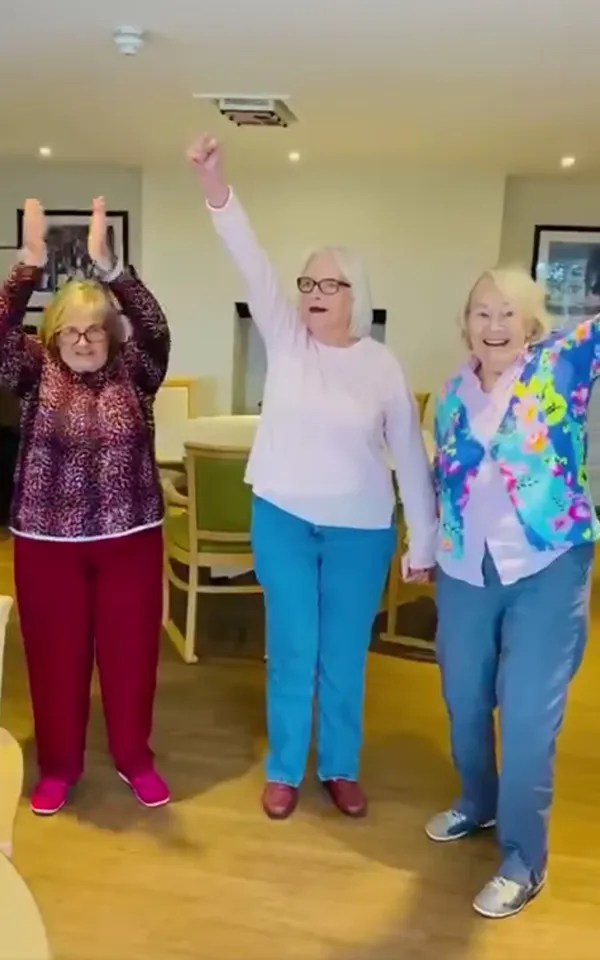 Residents and staff of GreenAcres care home have been taking part in the Jerusalema dance to show to family and friends who cannot visit that they are well.