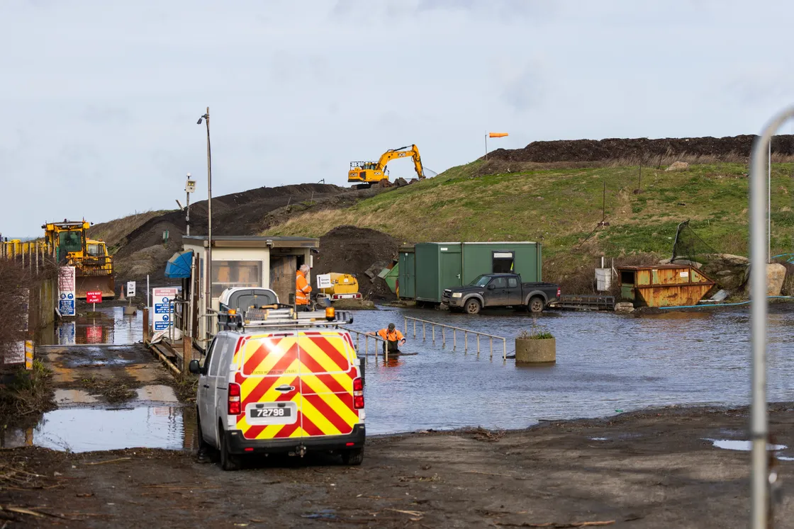 The States put out a notice yesterday advising commercial waste contractors and gardening companies not to go to the Mont Cuet site